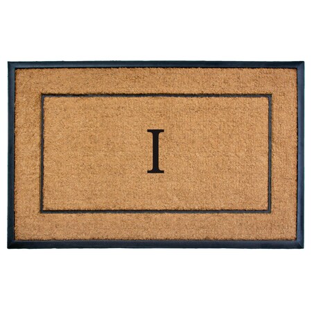 Calloway Mills Monogram Door Mat, Black, Natural, 30 in W x 48 in L 101633048I